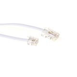 Intronics RJ11 - RJ45 cable, White 1.0m (TD5301)
